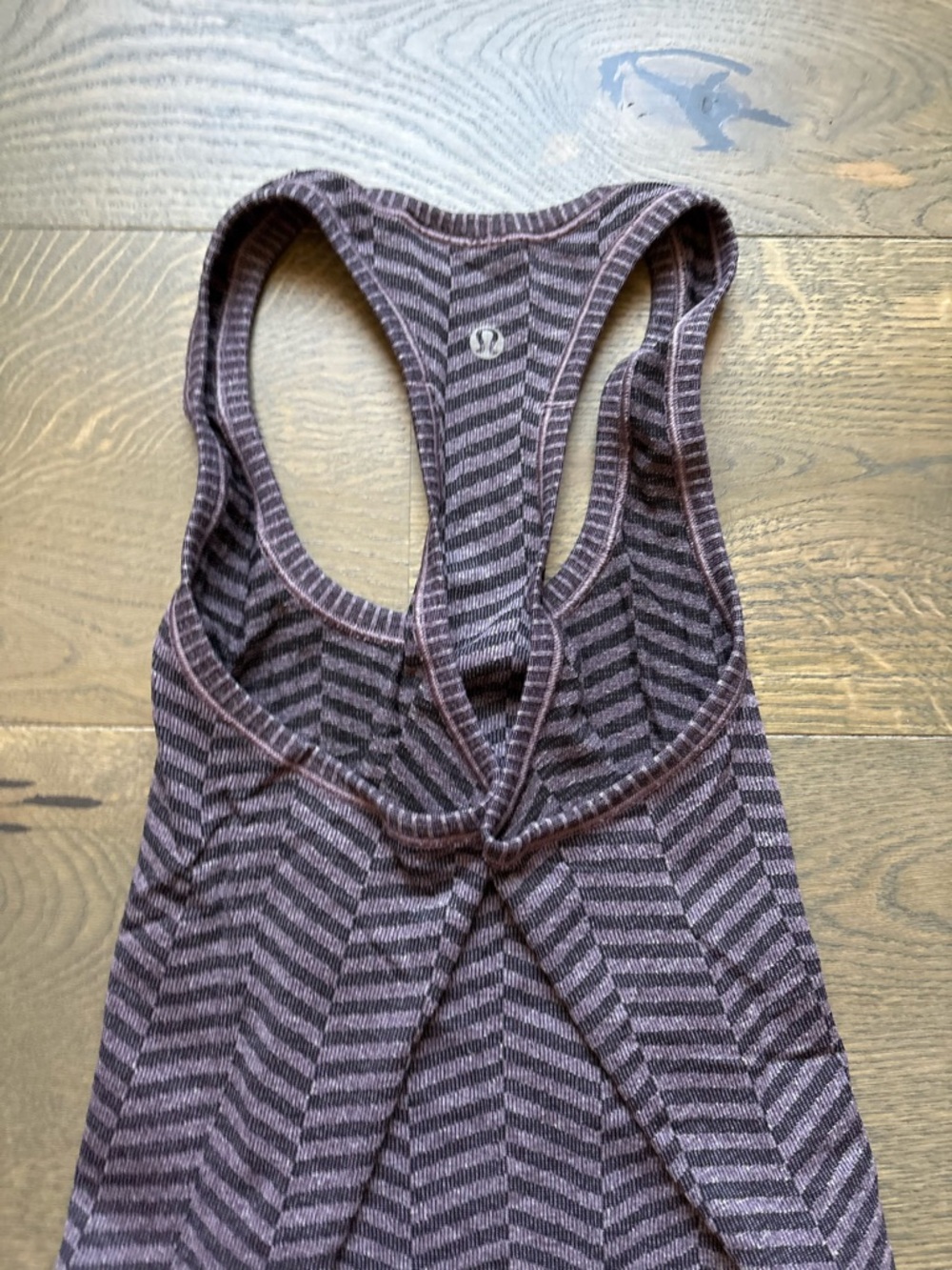 Lululemon Swiftly Tech Racerback In Heathered Black Cherry Size 2 - Picture 11 of 12